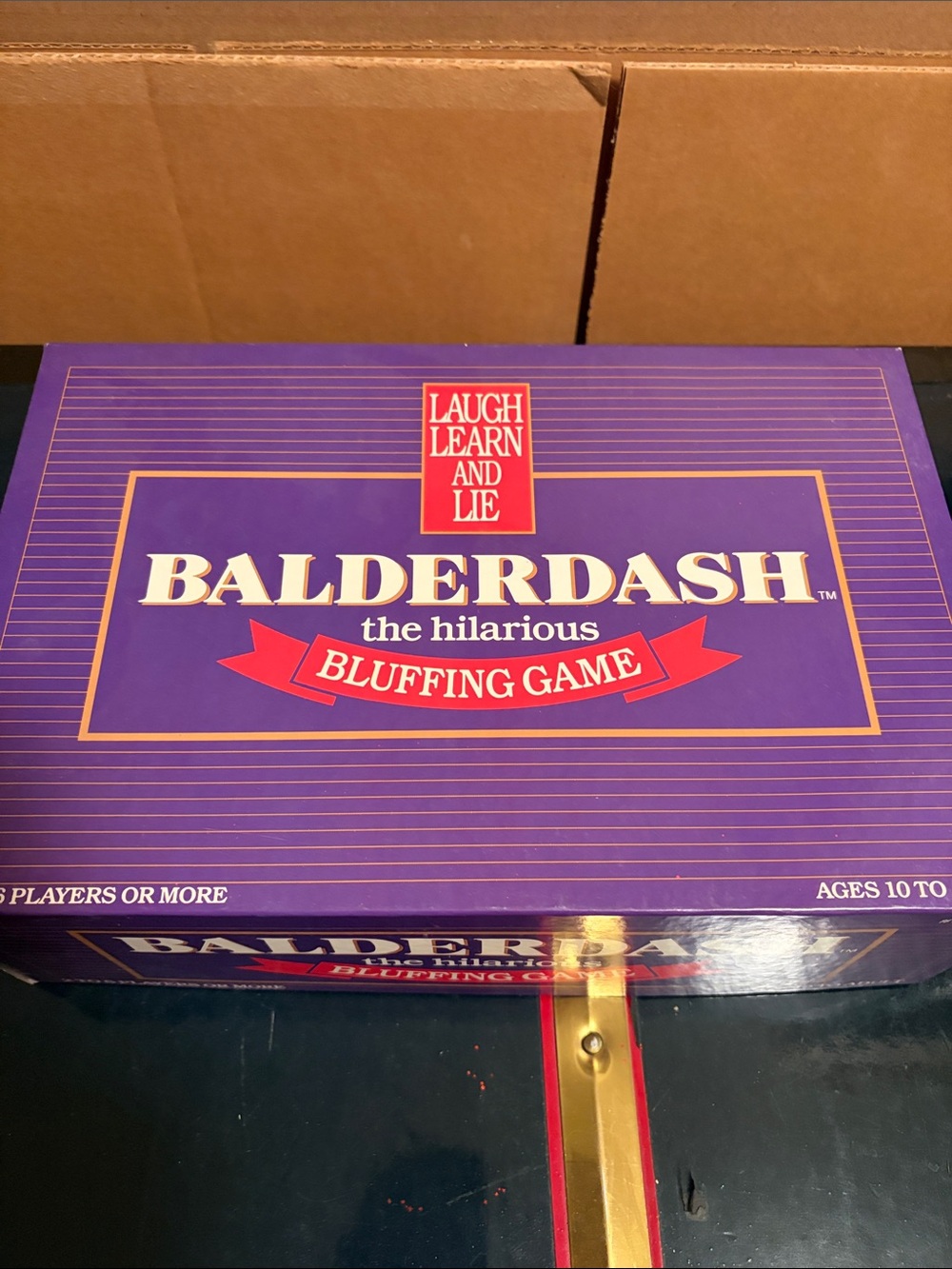 Balderdash Bluffing Game by - Purple